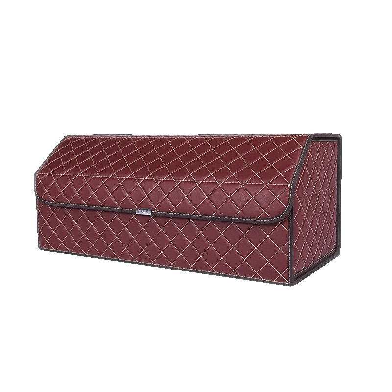 
Multi-Function Folding Leather Car Trunk Storage Organizer Box for Auto,Trunk,SUV Vehicle 