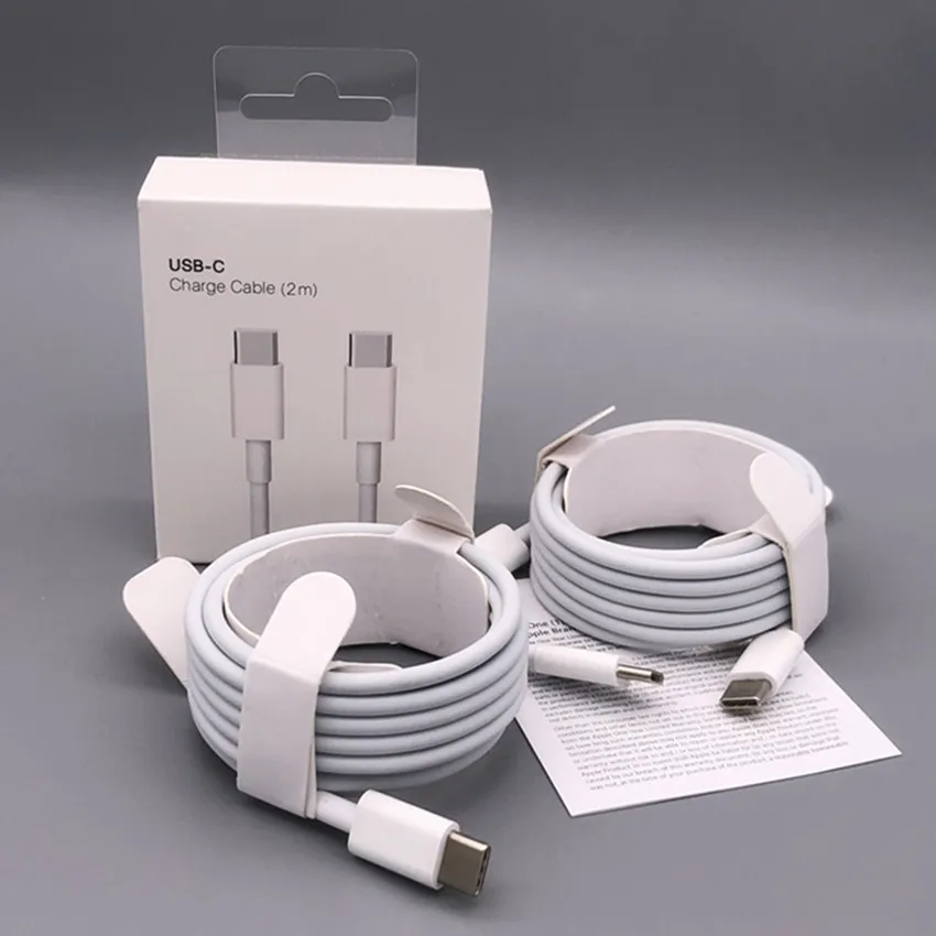

DHL free shipping / 2M usb c charger cable type c to type c charge cable With original packaging