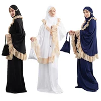 

2019 Fashion elegant jilbab khimar prayer clothes islamic clothing prayer abaya for women