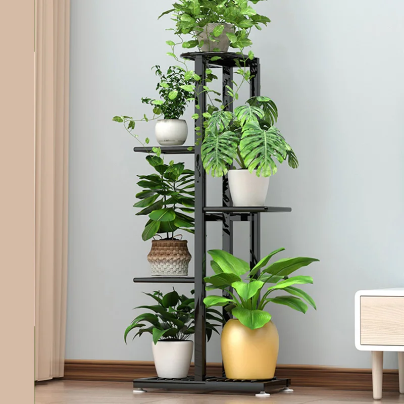 

Fashion Easy Style 4-Tiers 5-Tiers Tall Metal Plant Stand Wholesale Shelf Plant Stand Metal, Customized