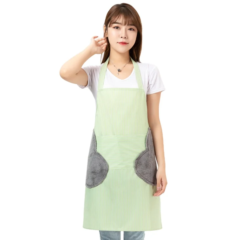 

Cute Kitchen Waterproof Oil Proof Apron Cooking Hand Aprons