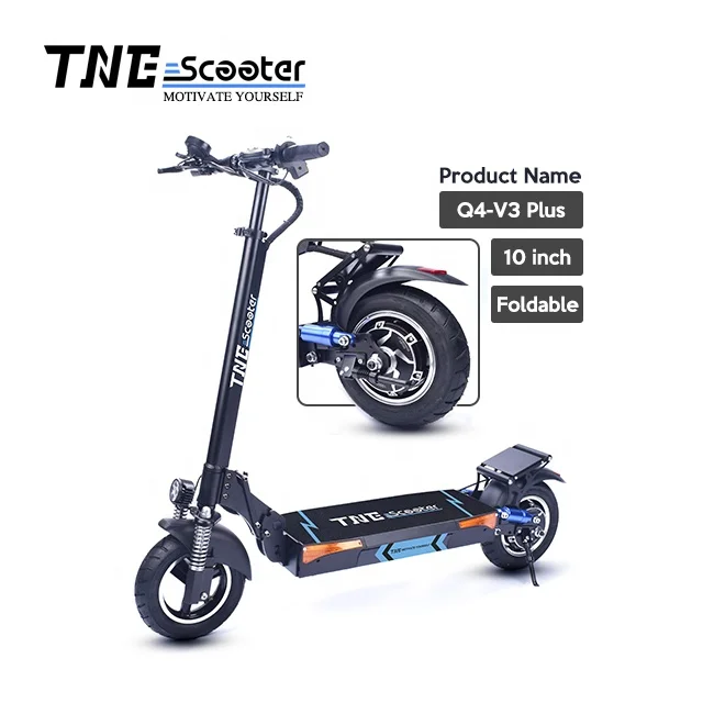 

NEW 2020 TNE factory price 1300W 1000W 1200W trotinette electrique chinoise, Black with blue