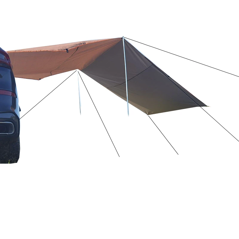 

Manufactory Direct Outdoor Camping Side Pergola Oxford Sliver Coated Car Side Awning Tent