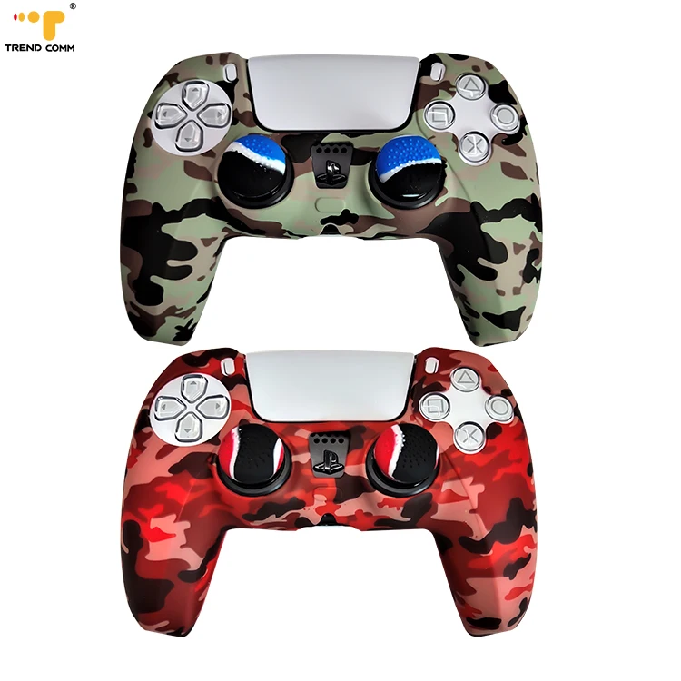 

Laser Printing Design Flexible Silicon Rubber Cover Skins For PS5 Video Games Consoles