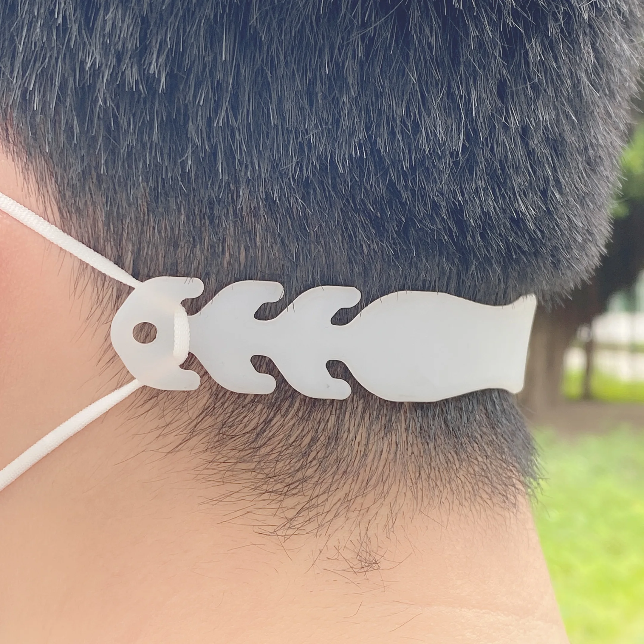 
Adjustable ear pain protector extension hook strap for face mask with earloop 