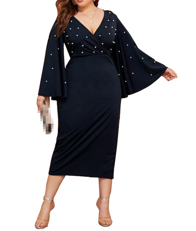 2019 Plus Size Maxi Women Dress Lady Modest Female Dresses