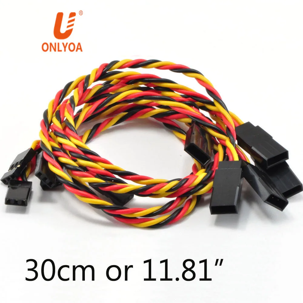 22awg 60 Cores Rc Twisted Servo Extensions Cable Wire Leads For Rc