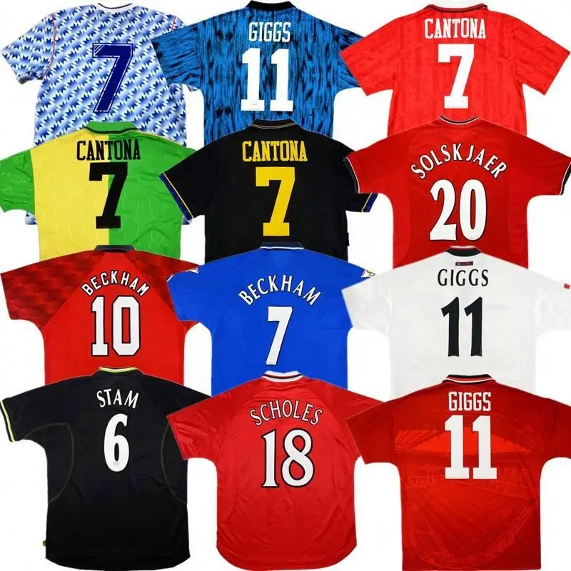 

Man 07 08 90 92 Retro match home utd Jersey, Original color