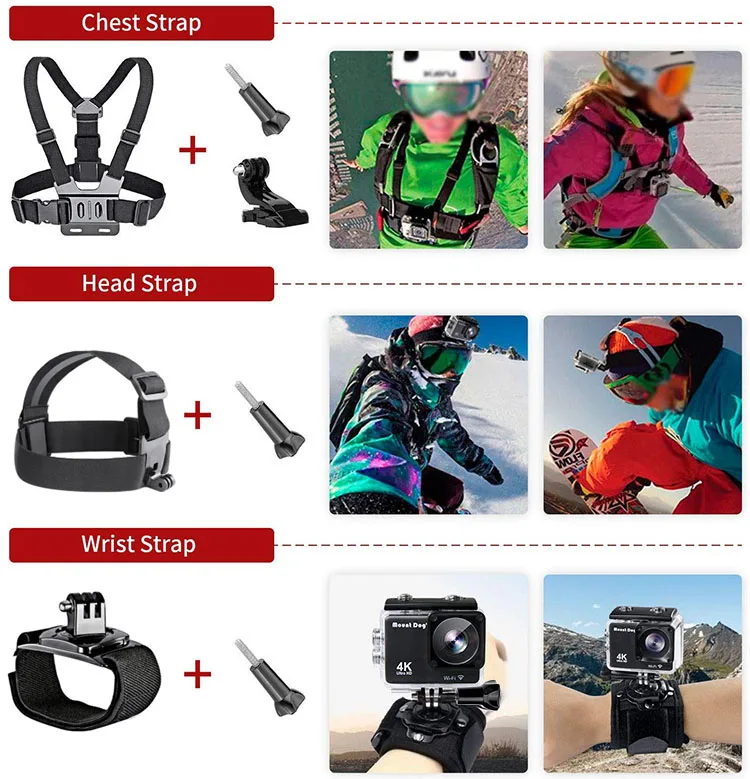 58 In 1 Gopro Accessories Set For Gopro hero 8 7 6 5 Monopod Selfie Stick Clip