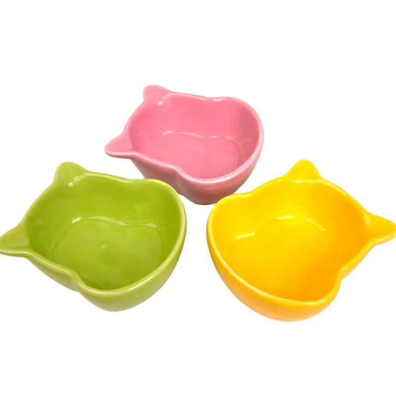 

No fading Bowl Ceramic anti overturning ceramic bowl lovely hamster bowl