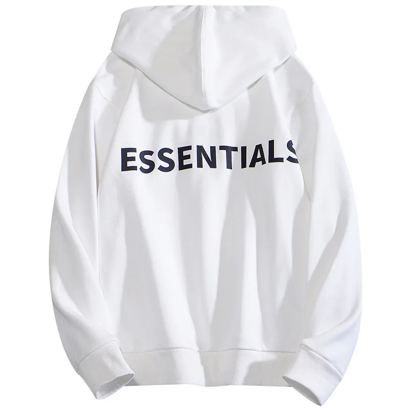 

Custom Logo100% Cotton Fleece Sweatshirts Men's ESSENTIALS Printing Hoodies