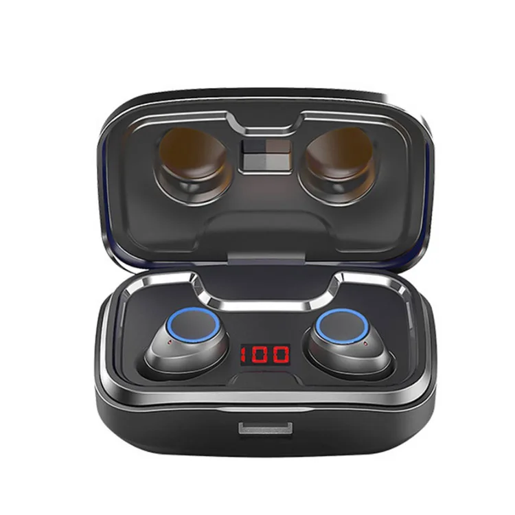 

Factory Oem X10 TWS Headphones Led Power Display Wireless Earbuds Noise Cancelling Mini Mobile Earphones With 3500mah Charging, Black/red/blue