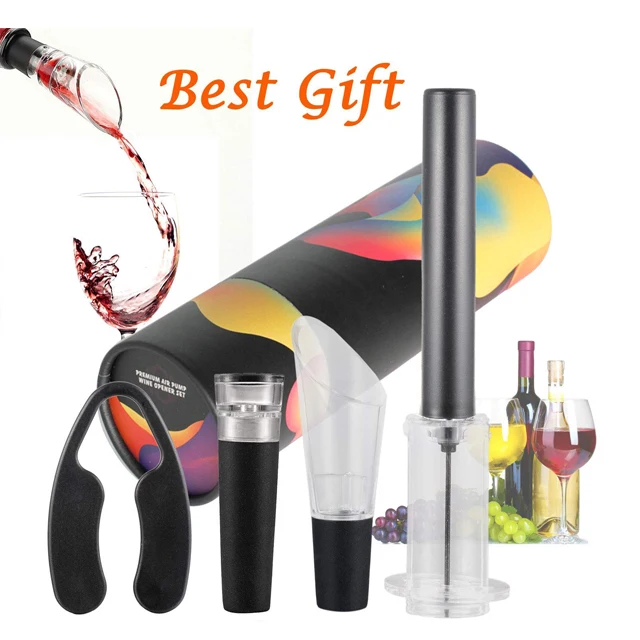 

New trending products on amazon wine accessories air pressure wine opener set