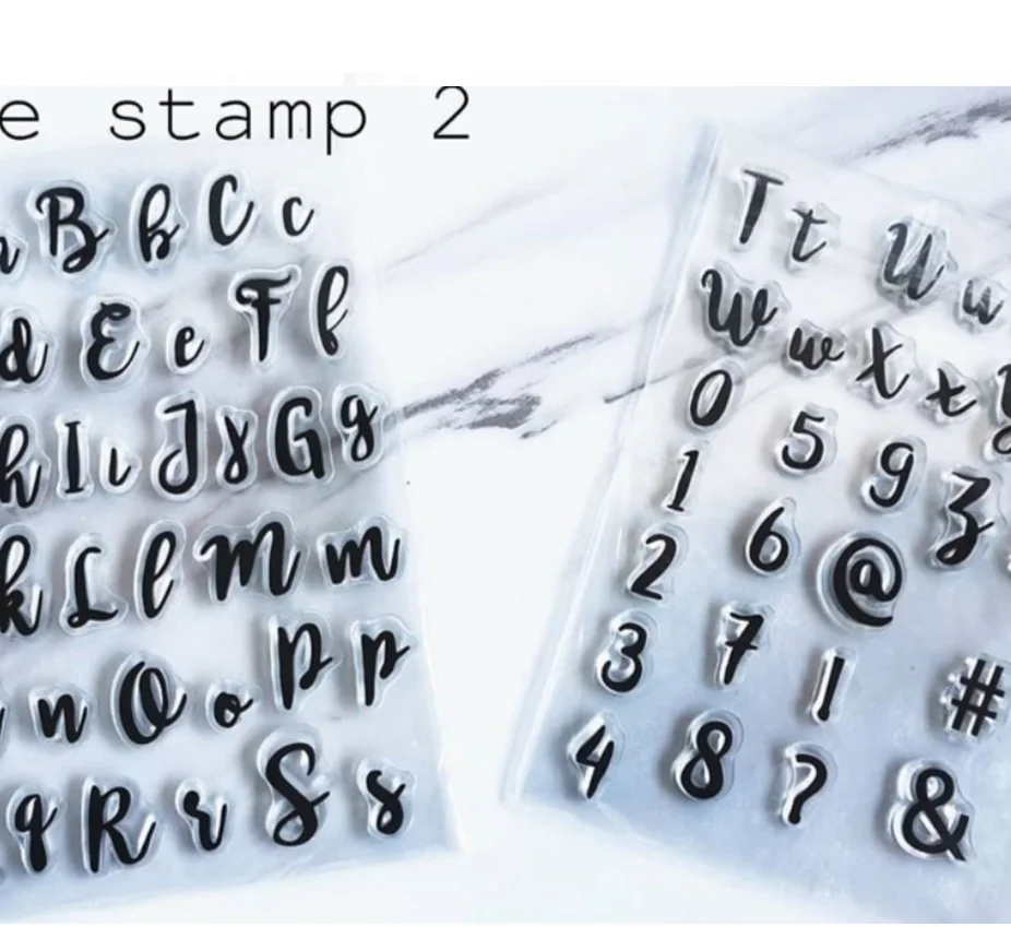 

2 pc set cake mold letter alphabet number stamp stamps embosser cookie cutter decorating tools fondant