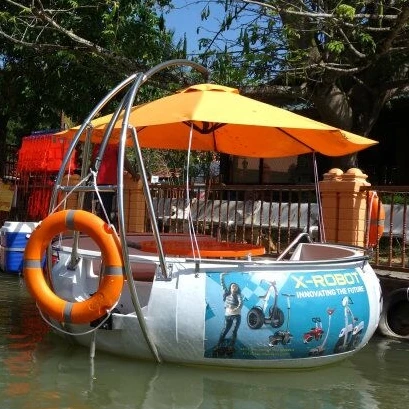 

bbq donut boats leisure electric boats direct selling Guangzhou factory price, Customized color