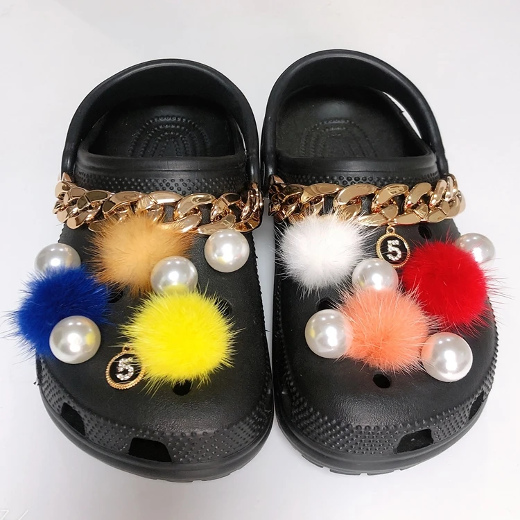 

Wholesale Furball Charm Shoe Charms Decoration Accessories For Croc Shoes