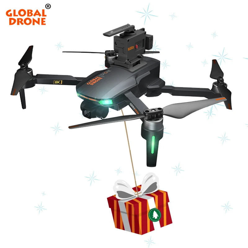 

Amazons Online Christmas Gift Global Drone Gimbal 2 Axis GD91 Pro GPS Professional 4K Drone with Camera 6K VS Mavic Air 2