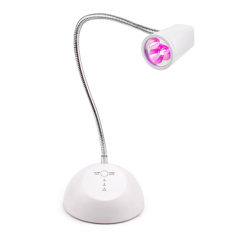 

18w 3-in-1 Focused Beams Table Gel Tips Lamp Cordless for Single Fingernail Curing Extension Nail Tips with Custom Private Logo