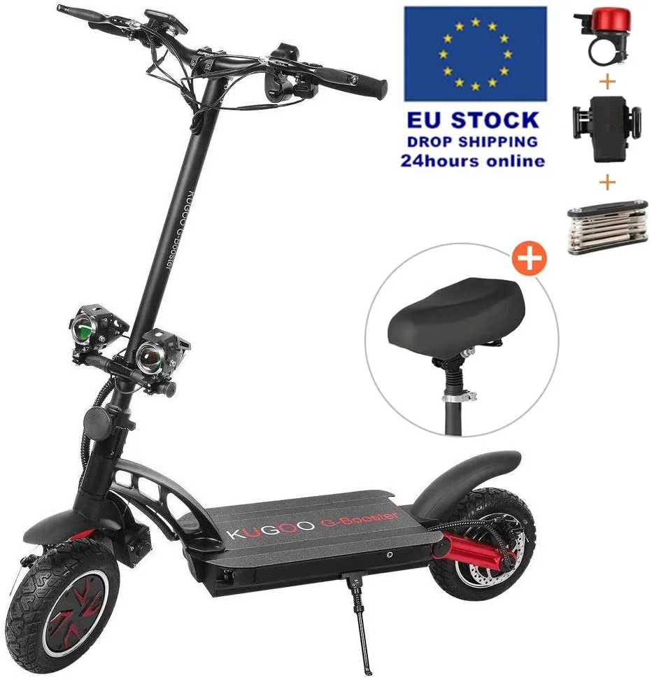 

EU stock support Drop Shipping Kugoo G-booster Adult Dual power 800W Motors fast Electric Scooter For Sale