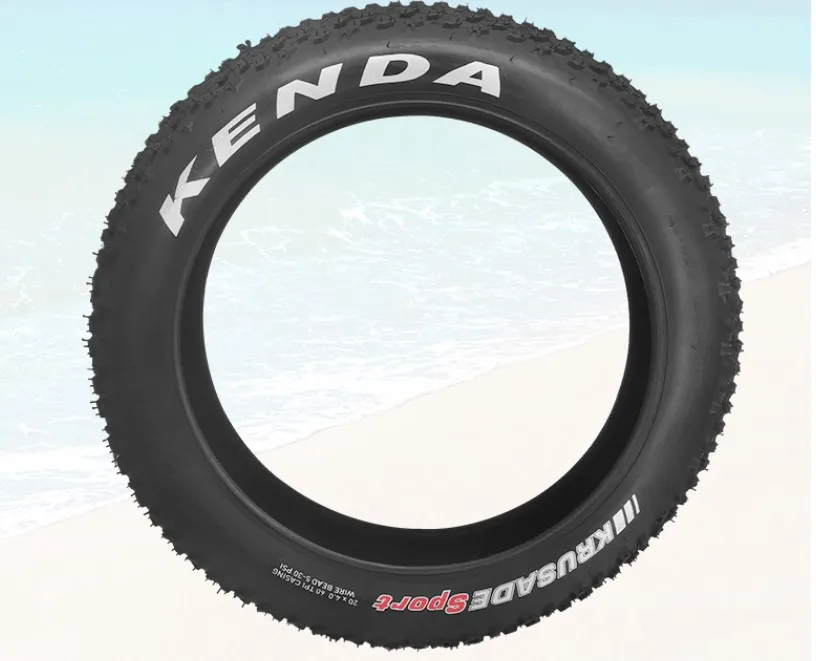 

High Quality 20x4.0 Snow Bike Black Fat Tire Beach Bike Rubber Outer Tires