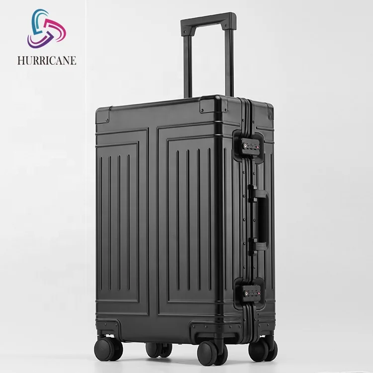 

High quality new style full aluminum suitcase set 4pcs trolley luggage bag, Customized color