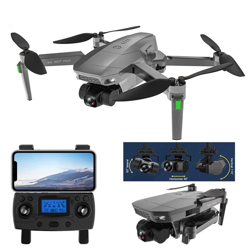 

SG907 MAX Brushless GPS Optical Flow RC Drone with 4K HD Camera 3-axis Gimbal VS SG907 pro VS SG906 pro2 VS908 VS F11 pro 4K