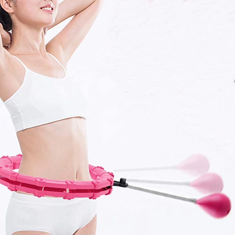 

Most Effective Best Fat burning Belly Exercise Smart Weighted Hoola Hoops With Massage Gym Equipment Fitness hoola hoop