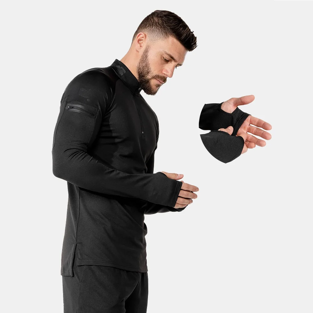 

BBWY0078 Breathable Long Sleeve Top T-shirt Sports Men's Workout Wear