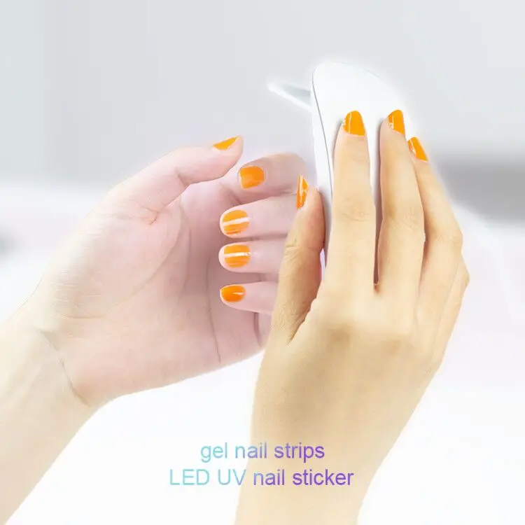 

Factory Price Semi-cured Gel Nails Design Long lasting Gel Polish Strips Customized Design Korea new product OEM