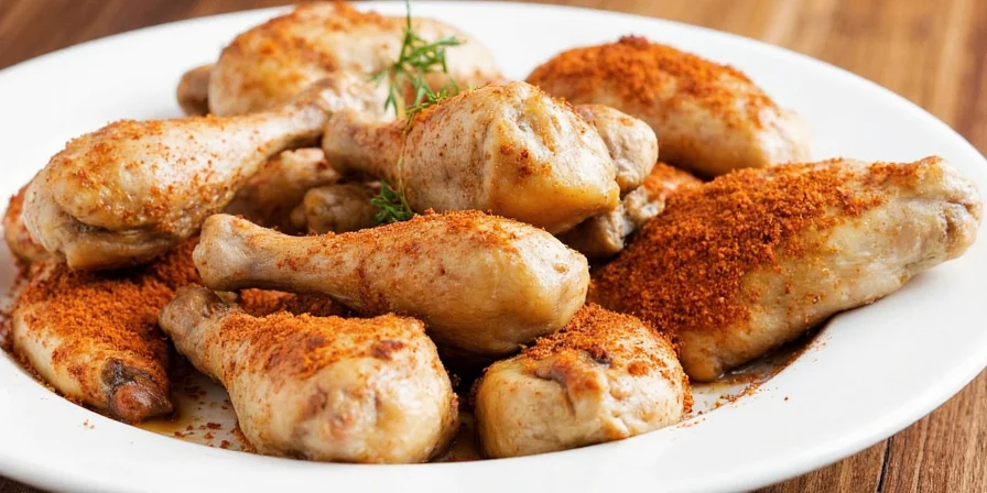 Final grilled chicken with colorful sides