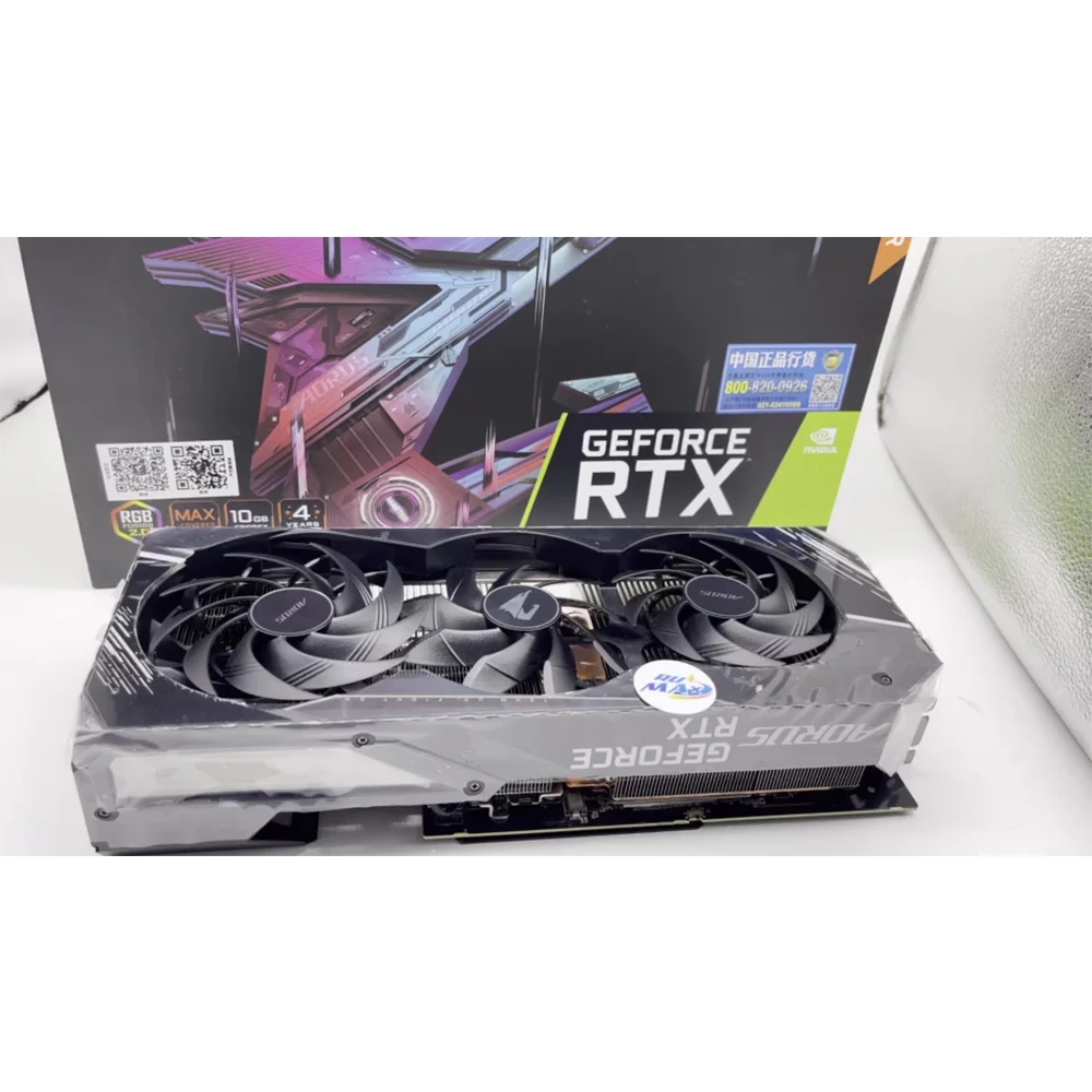 

Aorus Master RTX 3080 3X 10G OC GAMING Graphics Card with 10GB GDDR6X Memory Support, Block