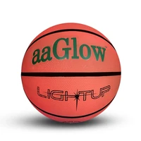 

2019 new Children Rubber basketball size 1 and 3 and 7 light up LED glowing night child ball