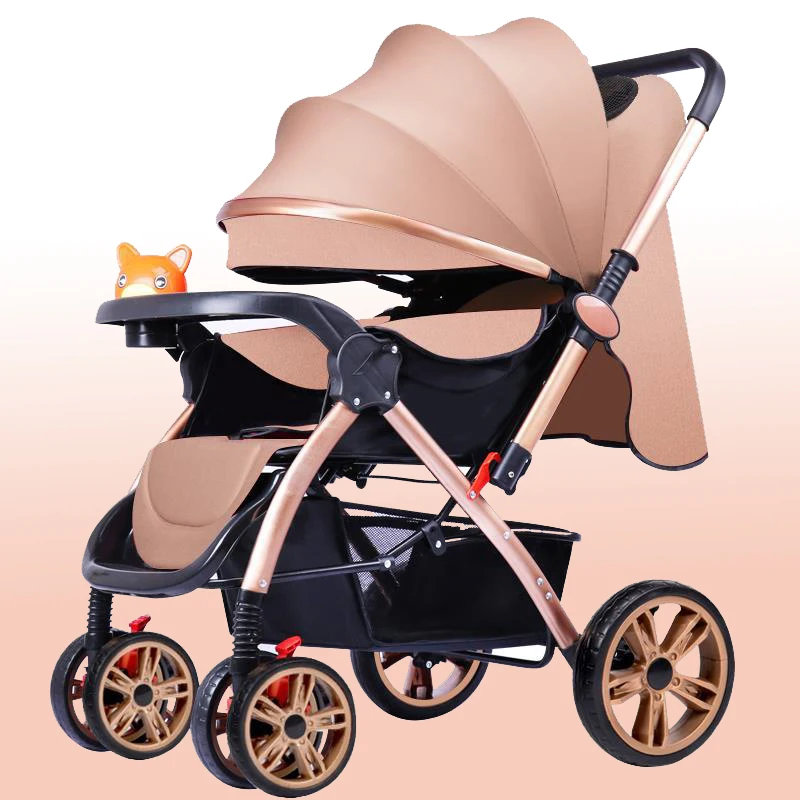 

Multi-functional cheap baby strollers aluminum alloy baby stroller 3 in 1 easy folding portable baby trolley stroller, Pink/green/blue/grey/khaki/wine red...