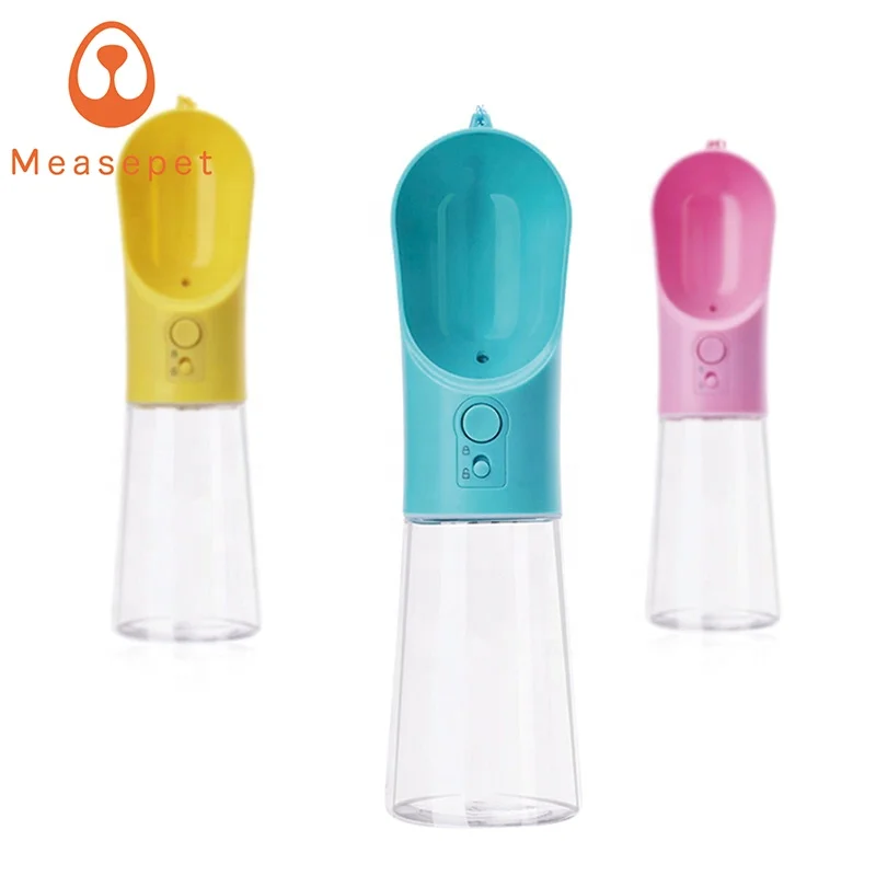 
Manufacturer Wholesale Price Free Logo Portable Travel Outdoor Pet Water Dispenser Feeder Dog Water Bottle 