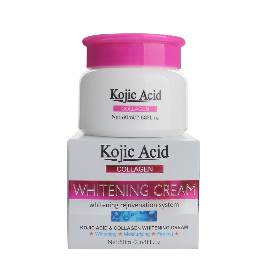 

Face Cream Moisturize Organic Skin Lightening Kojic Acid Collagen Beauty Whitening Cream For Black Skin