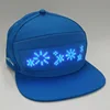 USB Charging App Control Scrolling Light Led Message Display Hat, Message Led Cap