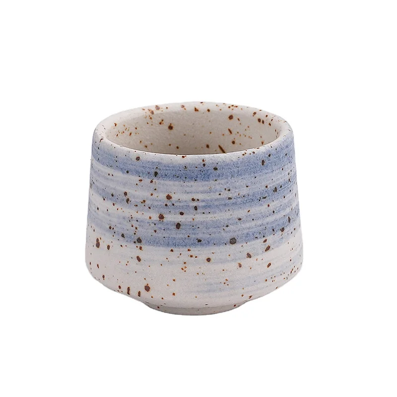 

Ceramic cup frosted custom logo gift small short tea cup characteristic coffee cup