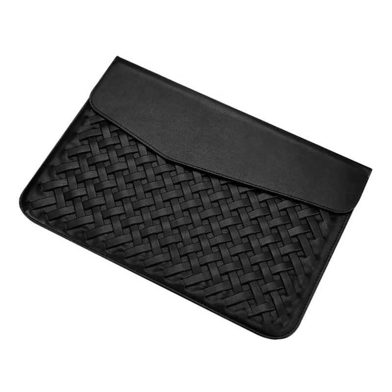 

pu leather laptop case woven models protective bags for notebook, Customized color