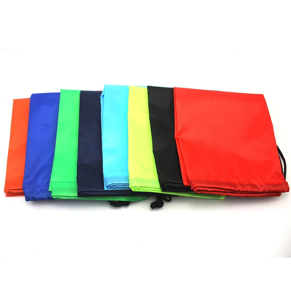 
High Quality Custom Polyester Drawstring Shoe Bag With Logo Printed 