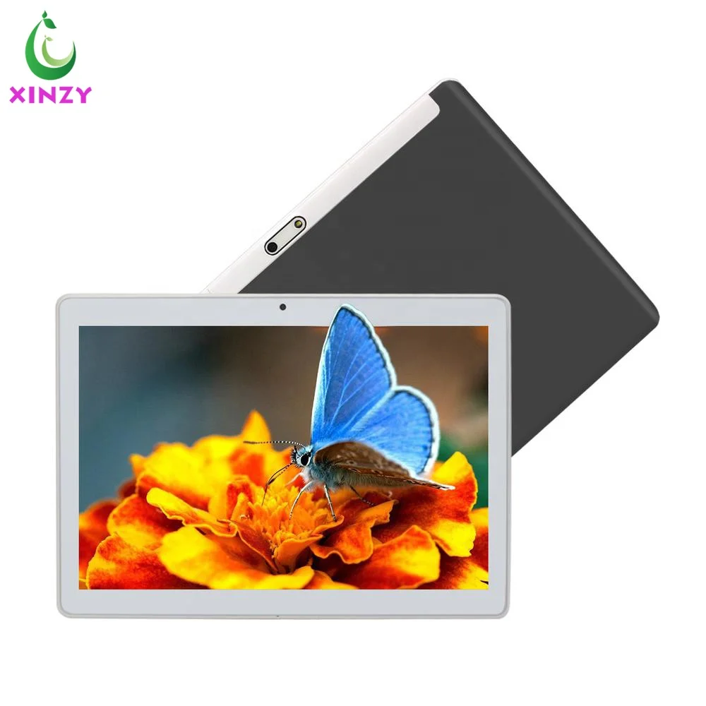 

XINZY OEM factory good seller Octa Core 4GB RAM 64GB ROM android 8.1 Dual Cameras 1280*800 IPS Tablet 10.1 inch 4G sim tablet PC, Gold