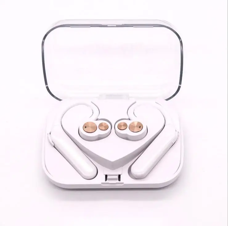 earphone mini true wireless earbuds SNR: -55dB blue earbuds IPX7 Waterproof custom wireless earbuds 18 Hours Long Play Time - ANKUX.COM