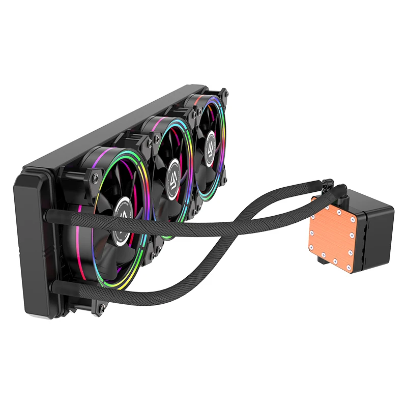

Cool Design H360 AIO Computer Water Cooling Gaming Case Liquid CPU Cooler Kit PC Cooling Fan with RGB