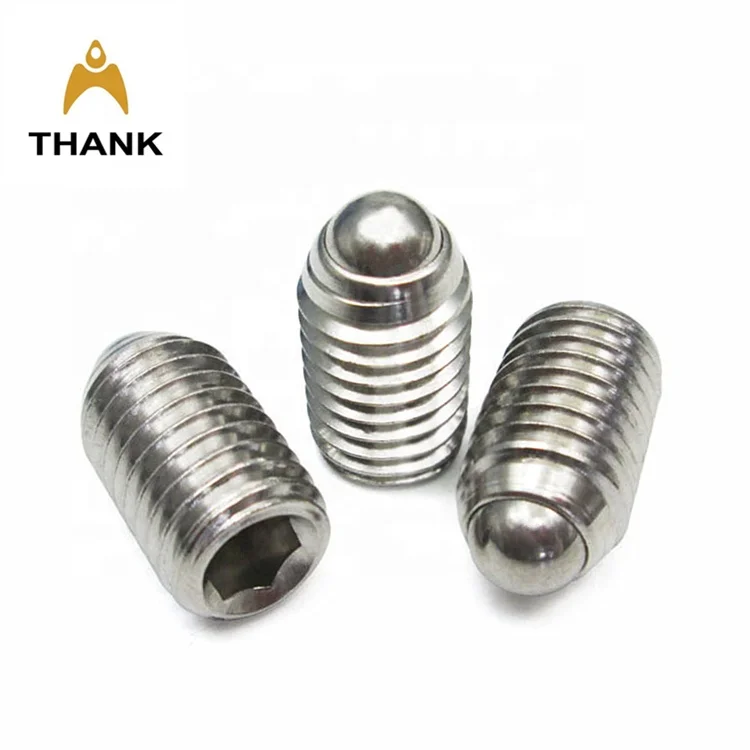 
DIN916 SS304 hexagon socket slotted set screws with dog point 