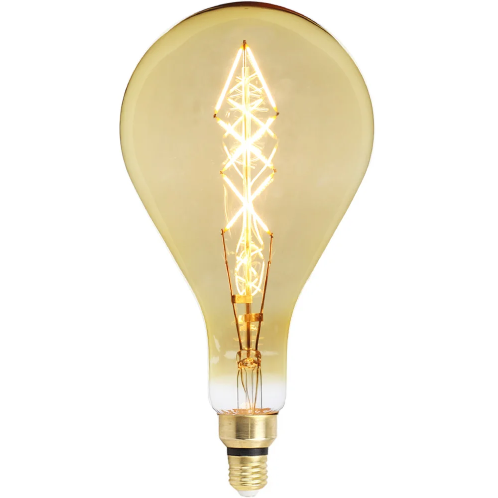 vintage industrial big bulb led light amber retro filament vintage led light bulb A160