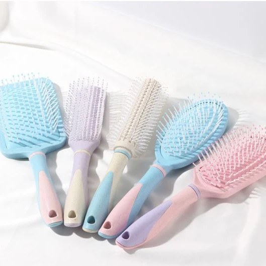 

Hot Selling Custom Waterproof Massage Plastic Portable ABS Hair Detangling Brush Set