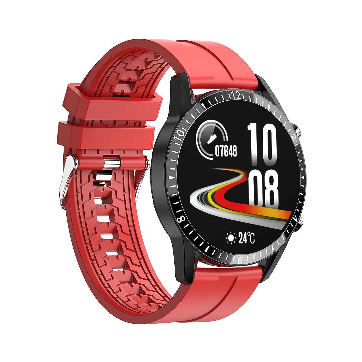 

OEM Smart Phone Watch I9 Blood Oxygen Custom Dial Bt Calling Sport Smart Watch With Silicone Strap Smartwatch 2020, Black/orange/dark green/red
