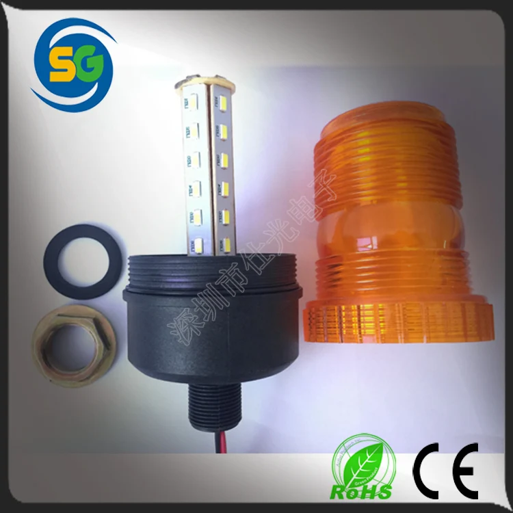 Single strobe warning light high intensity SMD leds flashing LED beacon warning light amber warning light