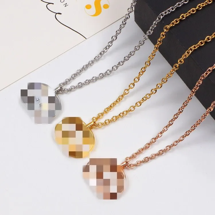 

Fashion 316L Stainless Steel Titanium Jewelry Gold Plated Women Charm Necklace