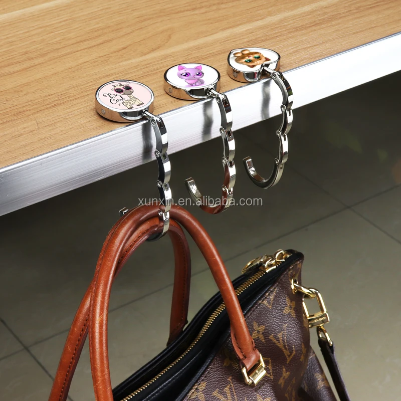 Wholesale custom wholesale instant portable table top purse hook bag hanger  From m.