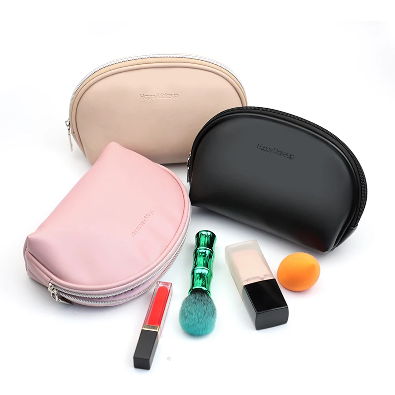 

HMU Fashion Beauty Cosmetics Makeup Bag Cheap Leather Waterproof Custom Cosmetics Makeup Bag
